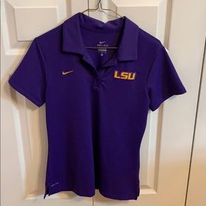LSU polo shirt